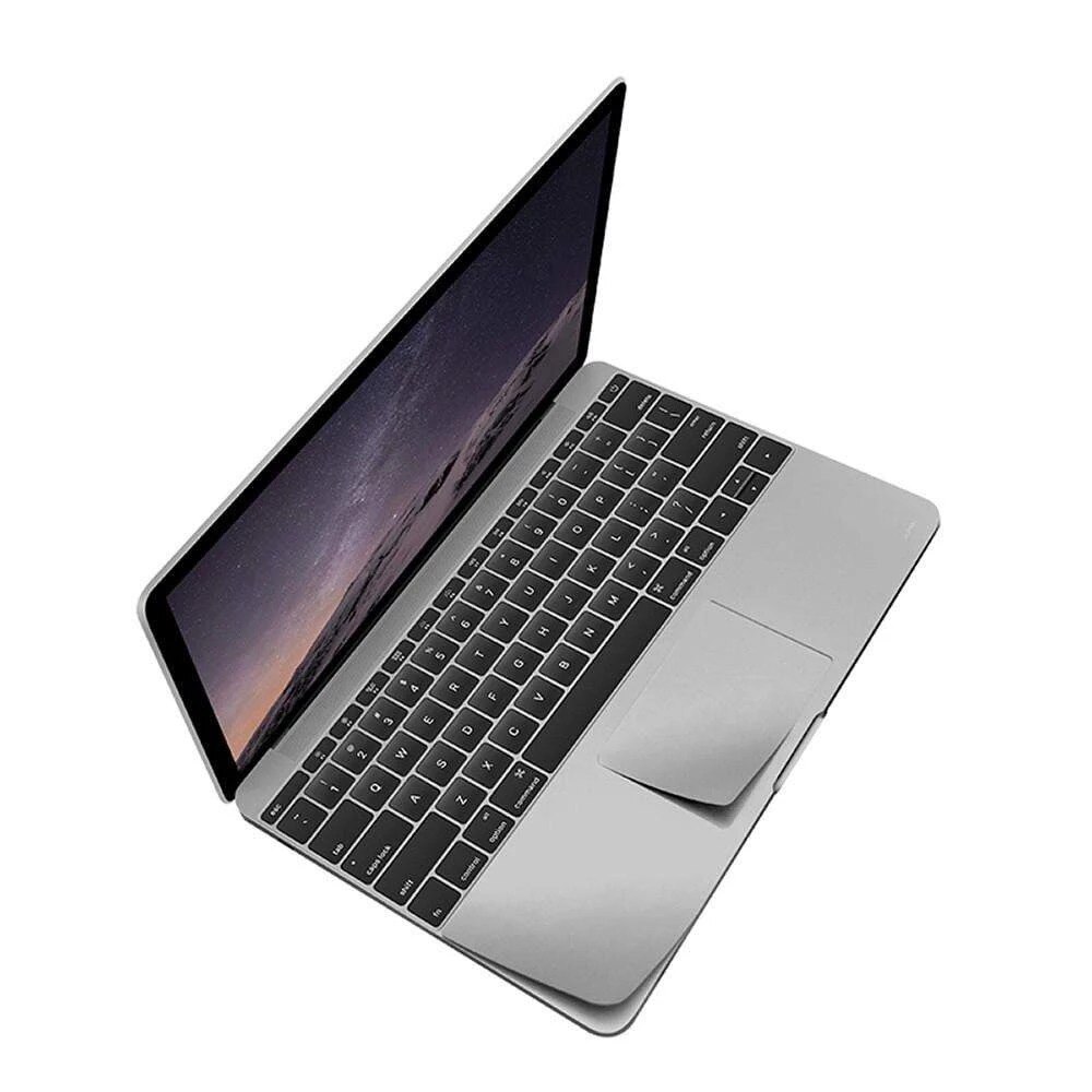 JCPAL MacGuard Complete Protective Film Set for MacBook Pro 13" with Touch Bar 5in1 Skin Full Body Protector: Grey