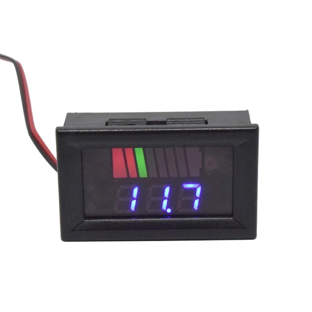 Auto Batterij Niveau Indicator 12V 24V 36V 48V 60V 72V Lithium Batterij Capaciteit meter Test Display Led Tester Voltmeter
