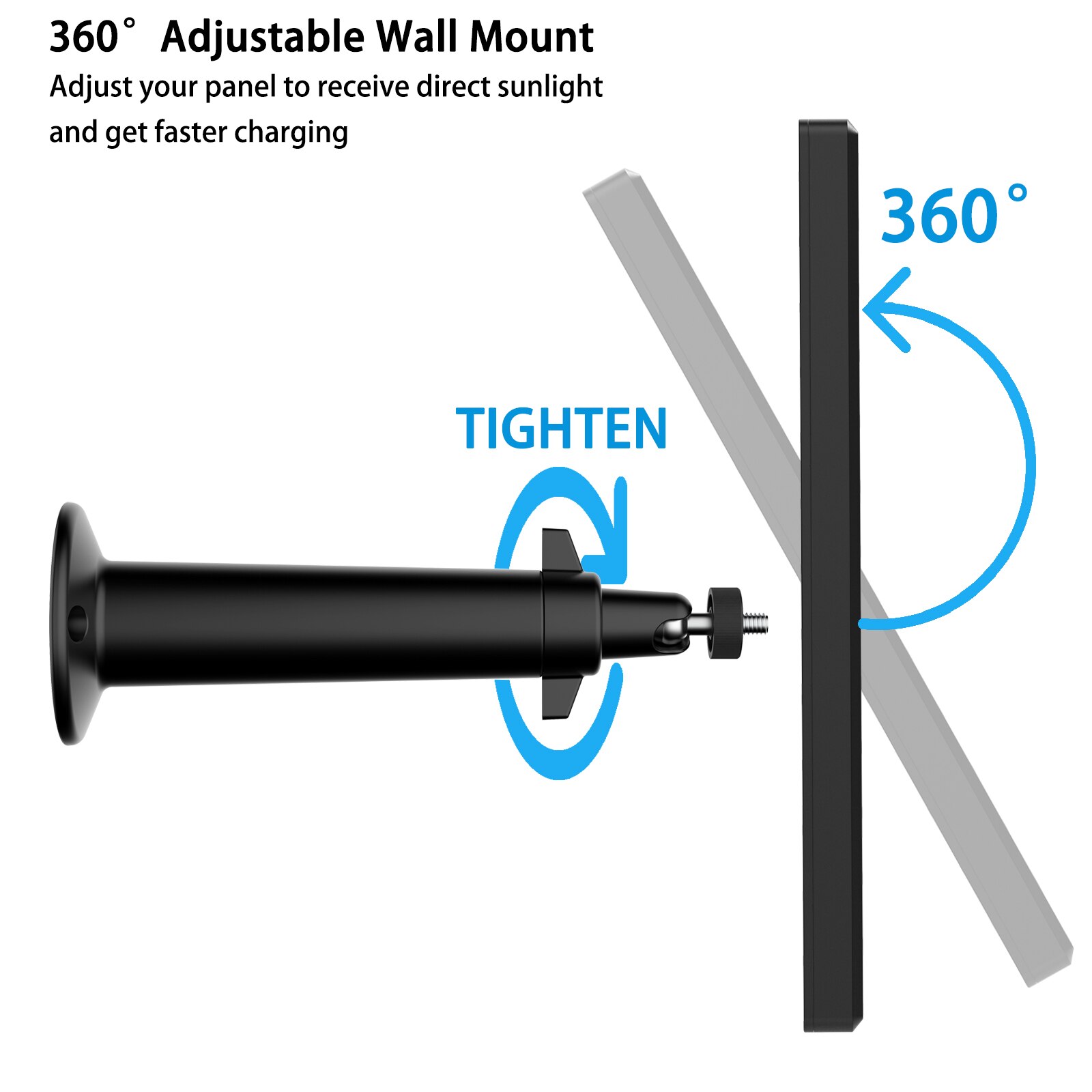 Solar panel for Ring Video Doorbell 3/3 Plus,3.5W Output(No Include Camera)