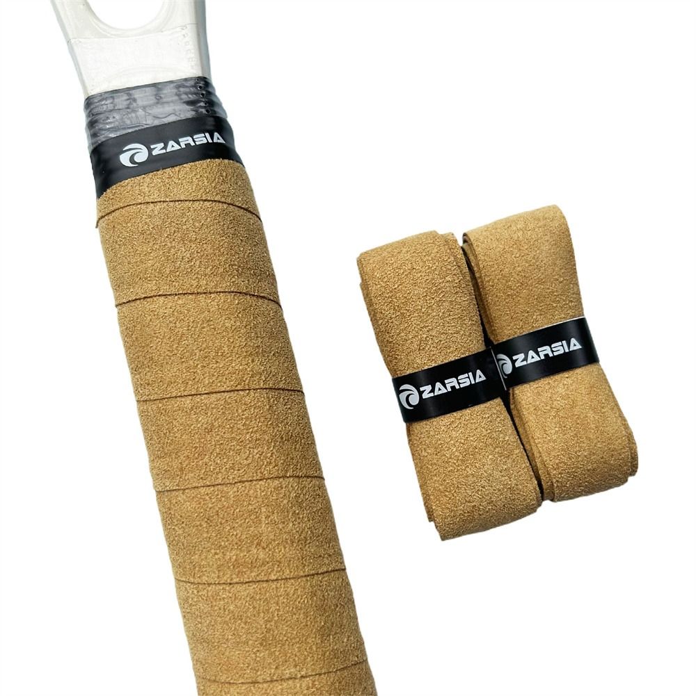 Empuñadura de cuero Artificial para raqueta de tenis, agarre para bádminton, 1 piezas