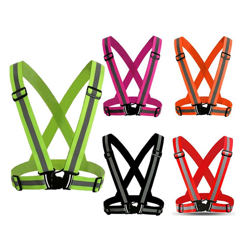 Motocycle Jacket Reflective Vest High Visibility Waistcoat Outdoor Cycling Hiking Jacket Tank Outdoor Safety Jacket