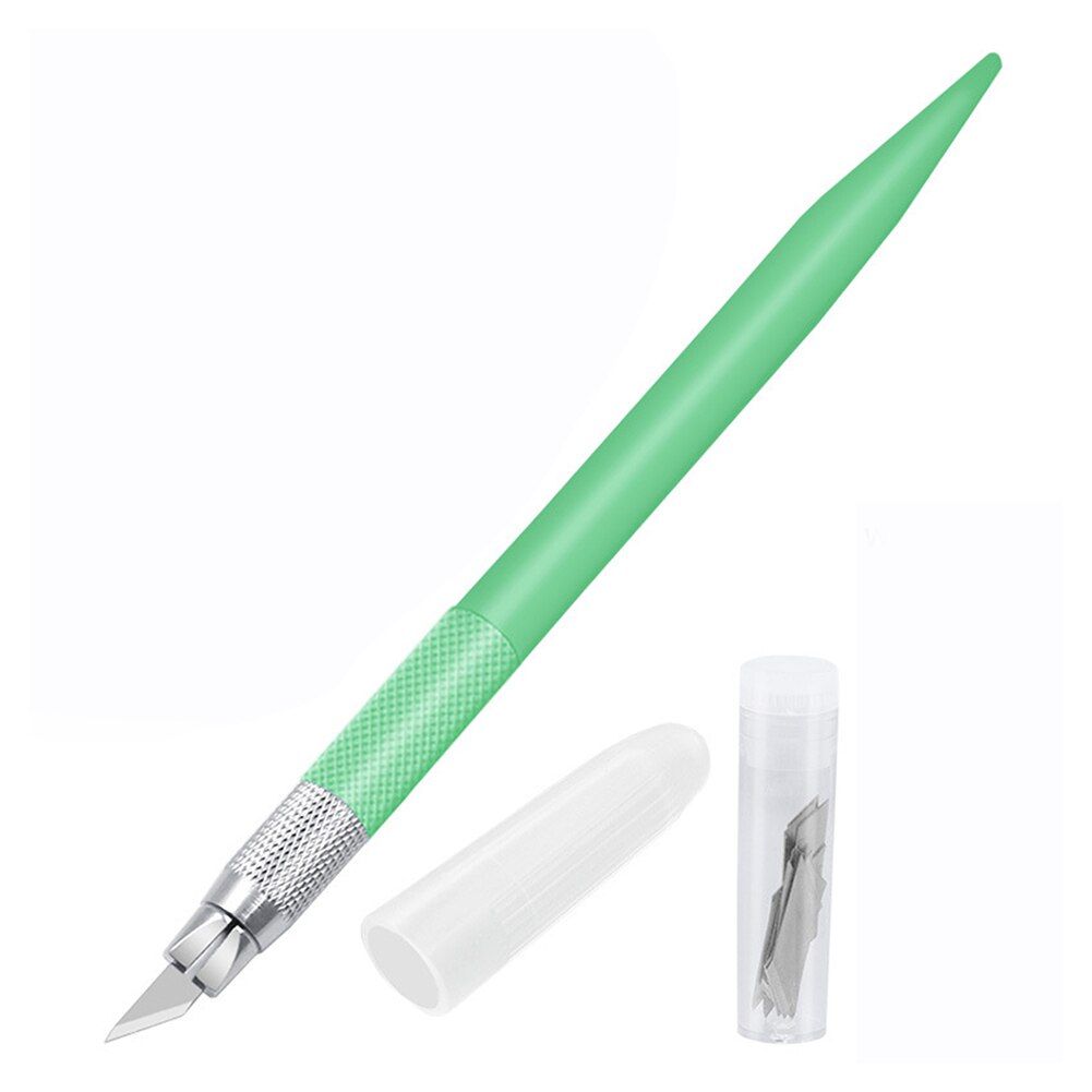Craft Cutting Tools Blade Paper-Cutter Replace Blade Craft Cutting Knife DIY Art Wear-Resisting Art Cutting Tool: Green
