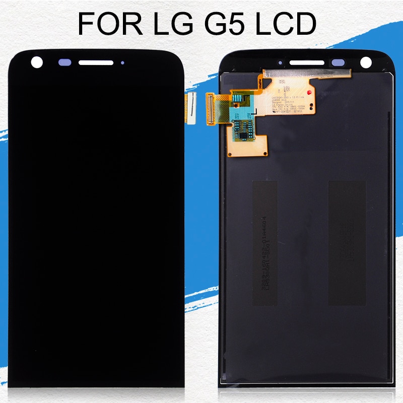 Dinamico H850 Lcd Voor Lg G5 Display Met Touch Screen Digitizer Vergadering H858 H820 LS992 H840 Lcd + Midden Frame