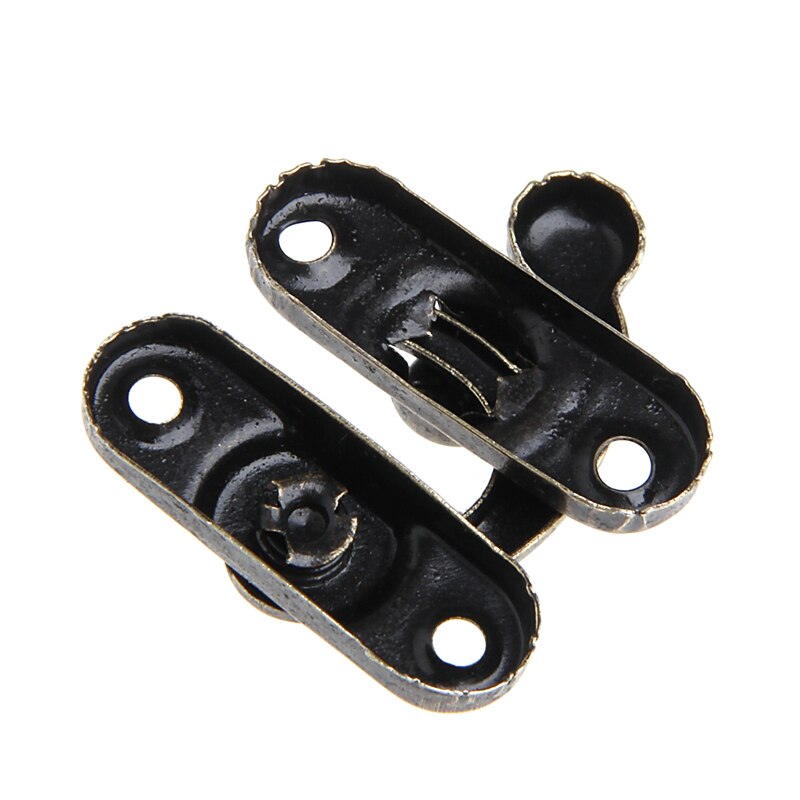 12X Antike Dekorative Schmuck Wein Holzkiste Haspe verriegeln Haken + Schrauben Heißer