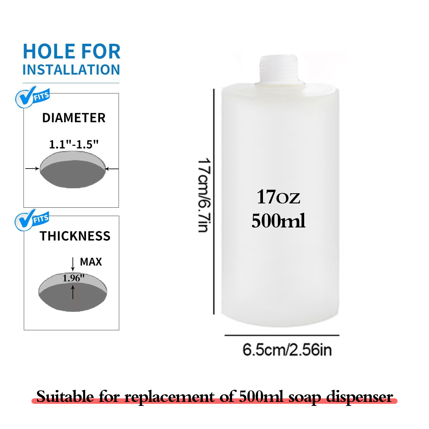 500 ml Küche Spülmittel Spülbecken Seife Pumpspender Edelstahl Eingebautes Waschmittel Geschirrspülmittel Behälter: Gelb