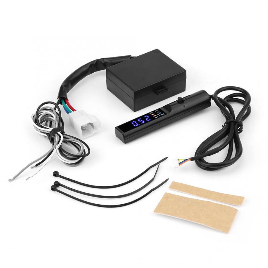 En el extranjero, coche FR de 12V Universal, dispositivo temporizador Turbo modificado automático, pantalla LED Digital, pantalla de aparcamiento, retardante de tiempo de coche, accesorios nuevos