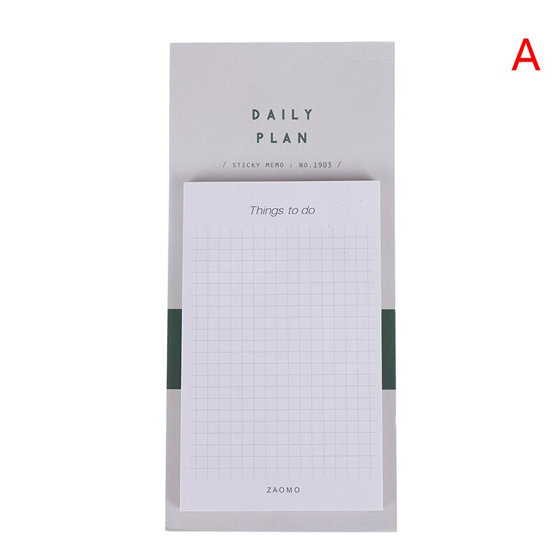 50 Sheets To Do List Check List Sticky Notes Memo Pad Notepad School Office Supplies Stationery: A