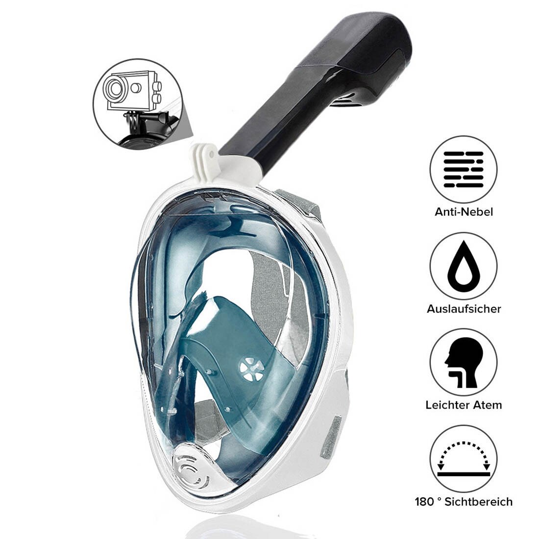 2020New Diving Mask Scuba Mask Underwater Anti Fog Full Face Snorkeling Mask Women Men Kids Swimming Snorkel Diving Equipment: Dark green