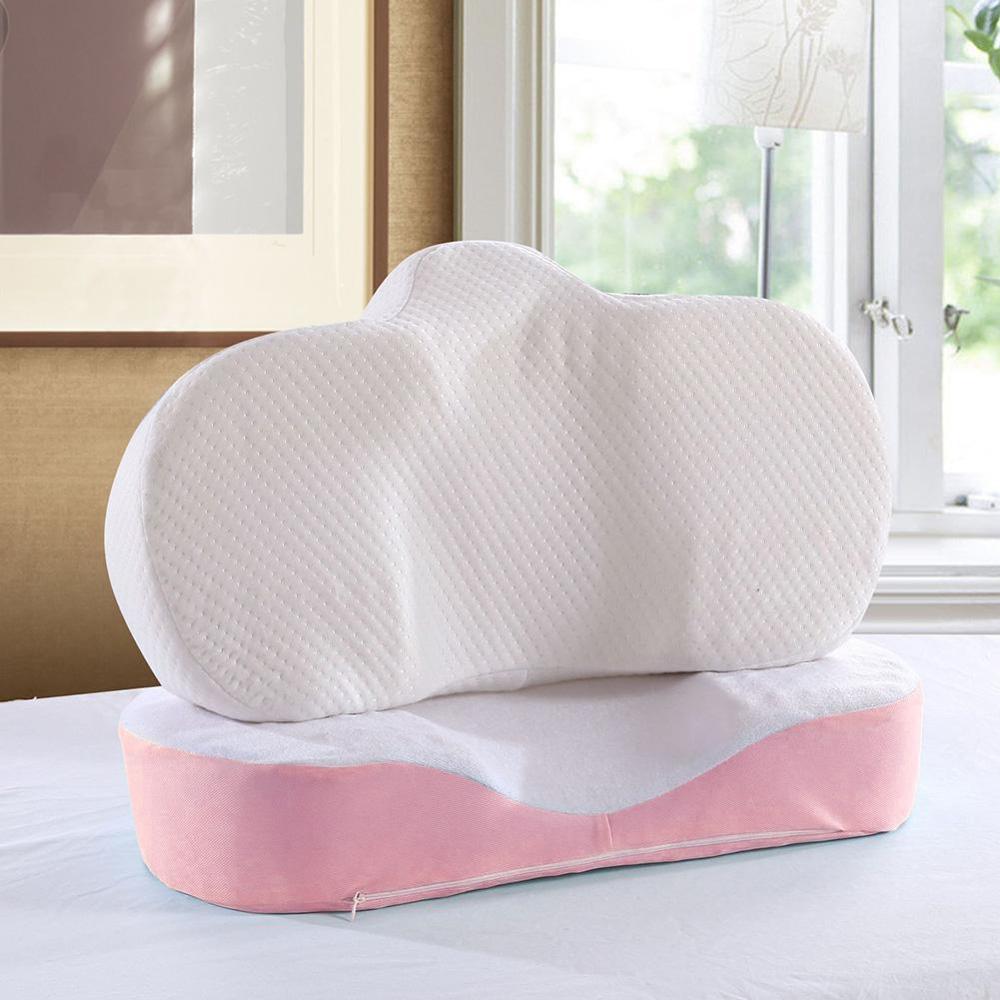 Memory Foam Anti Pillow Ergonomic Sleeping Improve Support Concave Headrest Curve Neck Pillows Perfect P1A7