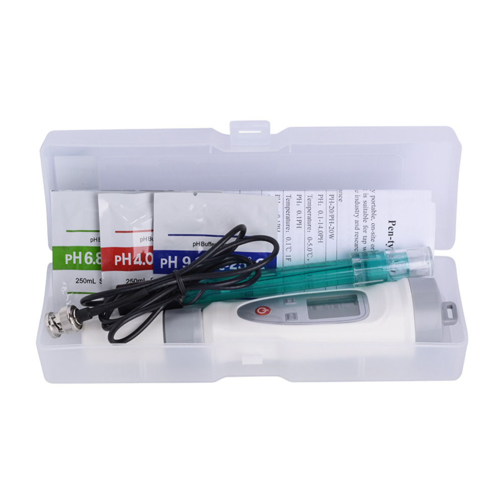 Portable Digital Water Tester Pen PH Meter Water Test Pen PH-20W External Connection Electrode Tester