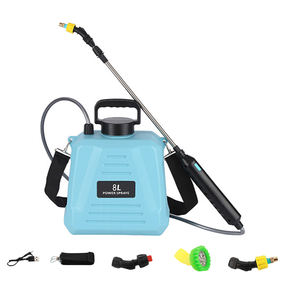 5/8L Gärten Elektrische Spritzgerät Garten Spritzgerät Schulter Automatische Garten Pflanze Spritzgerät Zerstäubung Bewässerung Blumen Bewässerung Zu: Armee Grün
