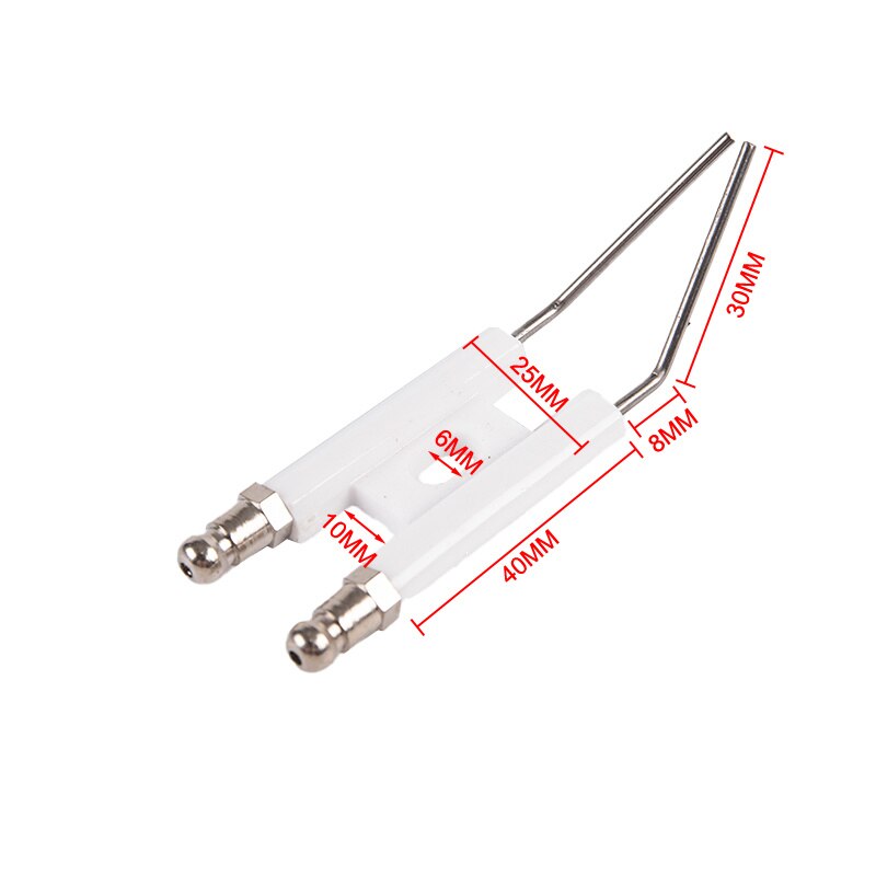 Elektrody zapłonowe typu H na palnik olejowy BT10 elektroda ceramiczna zapłon ceramiczny podwójny Pin: 01