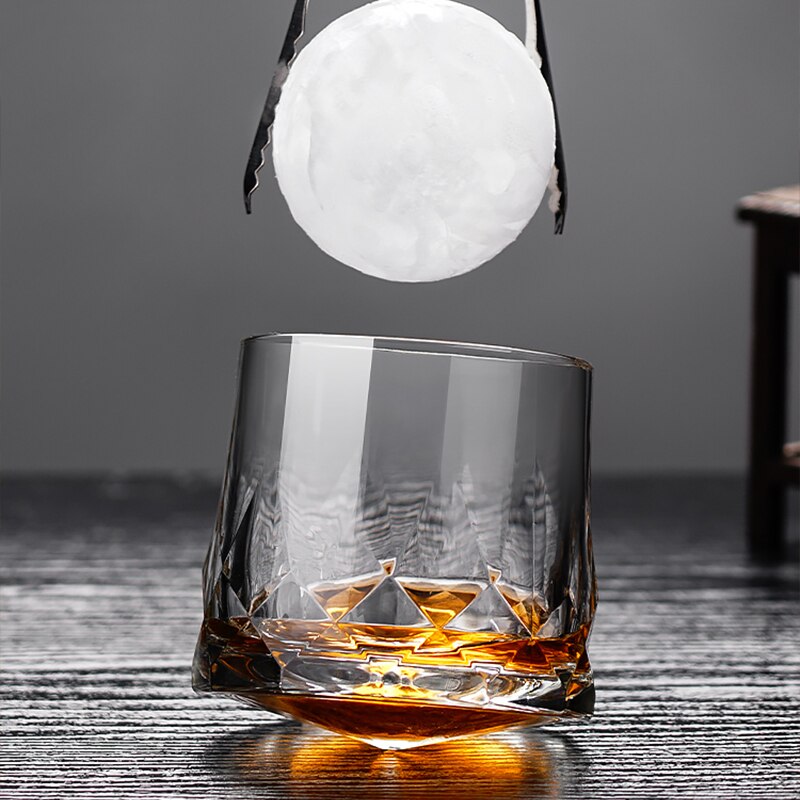 Vaso giratorio para whisky, Bar, cocina, vaso antiguo, copa de vino para cócteles, Vodka, hogar