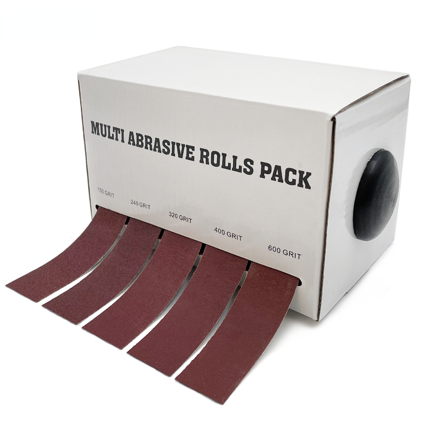 4/5/6 Roll Grits Schuurpapier Droog Slijpen Emery Schuurband Tekenbaar Schuurpapier Pack met Dispenser Doek: M / Goud