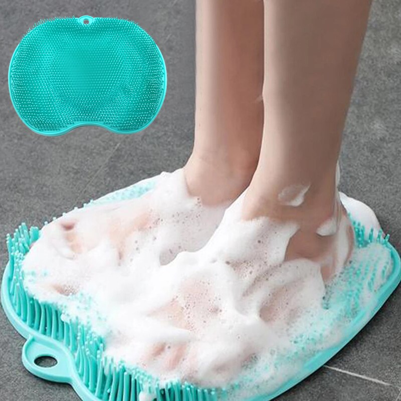 Kieselsäure Gel nicht-Unterhose matt Hause Faul Füße Schlecht Fuß Schrubben Pinsel Füße Peeling Fuß Massage Kissen mit Saug tassen