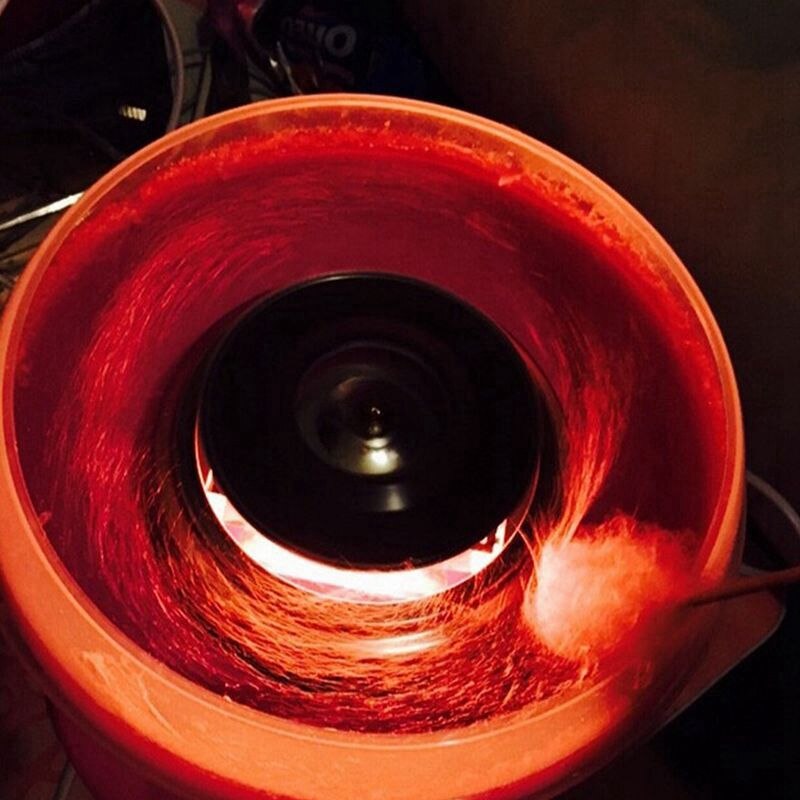 Eu Plug 220V Electric Cotton Candy Machine Sugar Cotton Candy Maker Party Diy Red