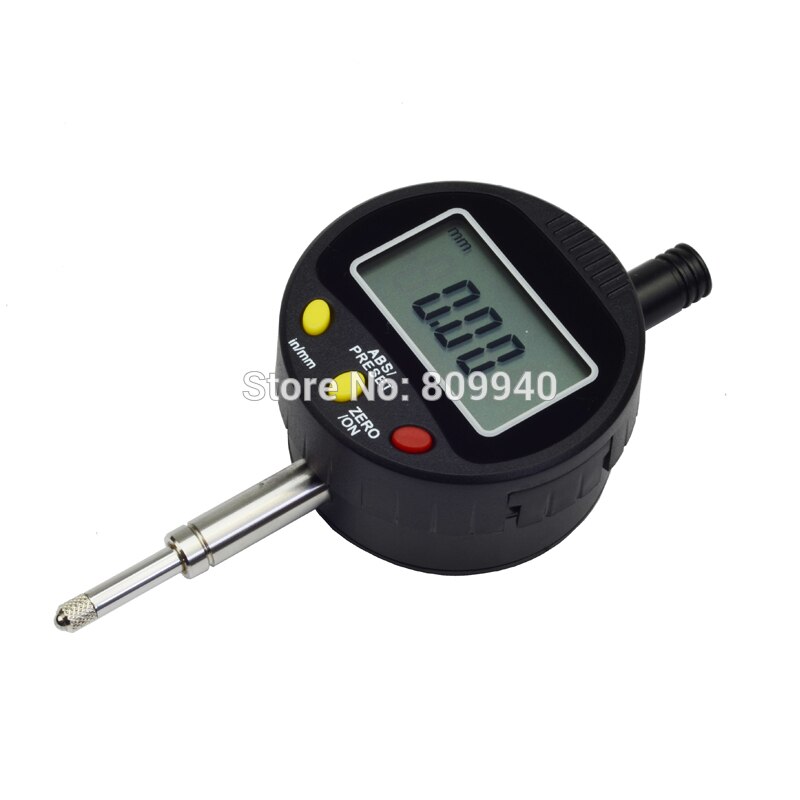 High Accuracy 0-12mm 0.01mm Electronic Digital Indicator ABS Preset Digital Dial Indicator Gauge 3Keys Electronic Dial Indicator