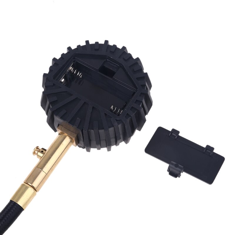 Digitale Bandenspanningsmeter Met Quick Clip Air Chuck Deflatie Voor Auto Vrachtwagen Voertuig 200 Bar Kpa Kgf CM2 M09 21