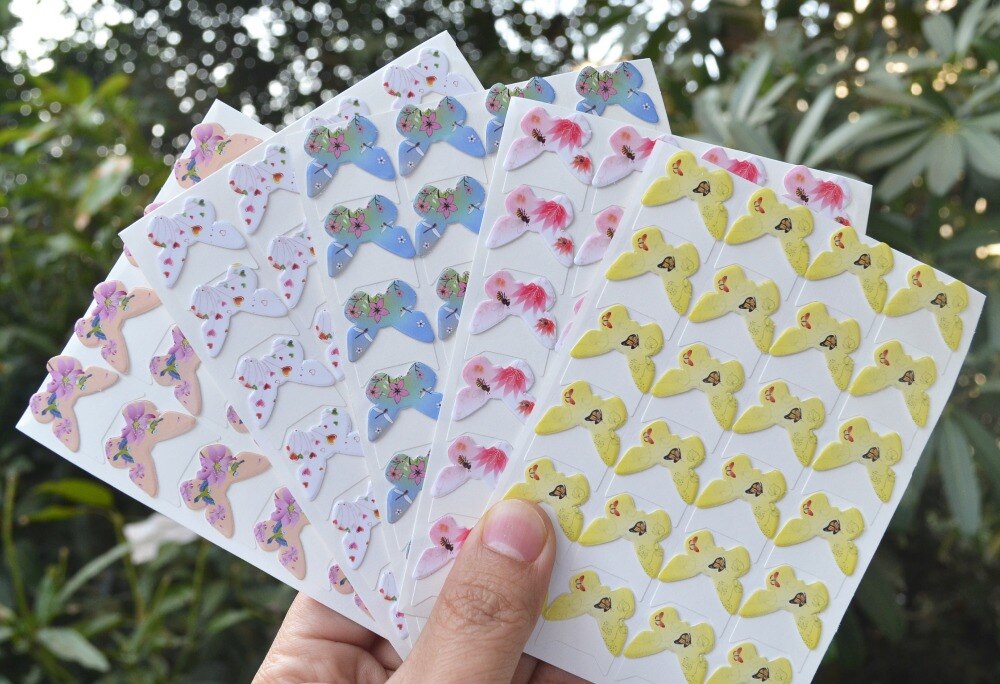 Arrived Cartoon Cute Photo Corner Stickers For DIY Baby Photo Album or Scrapbook Album 24pcs/sheet