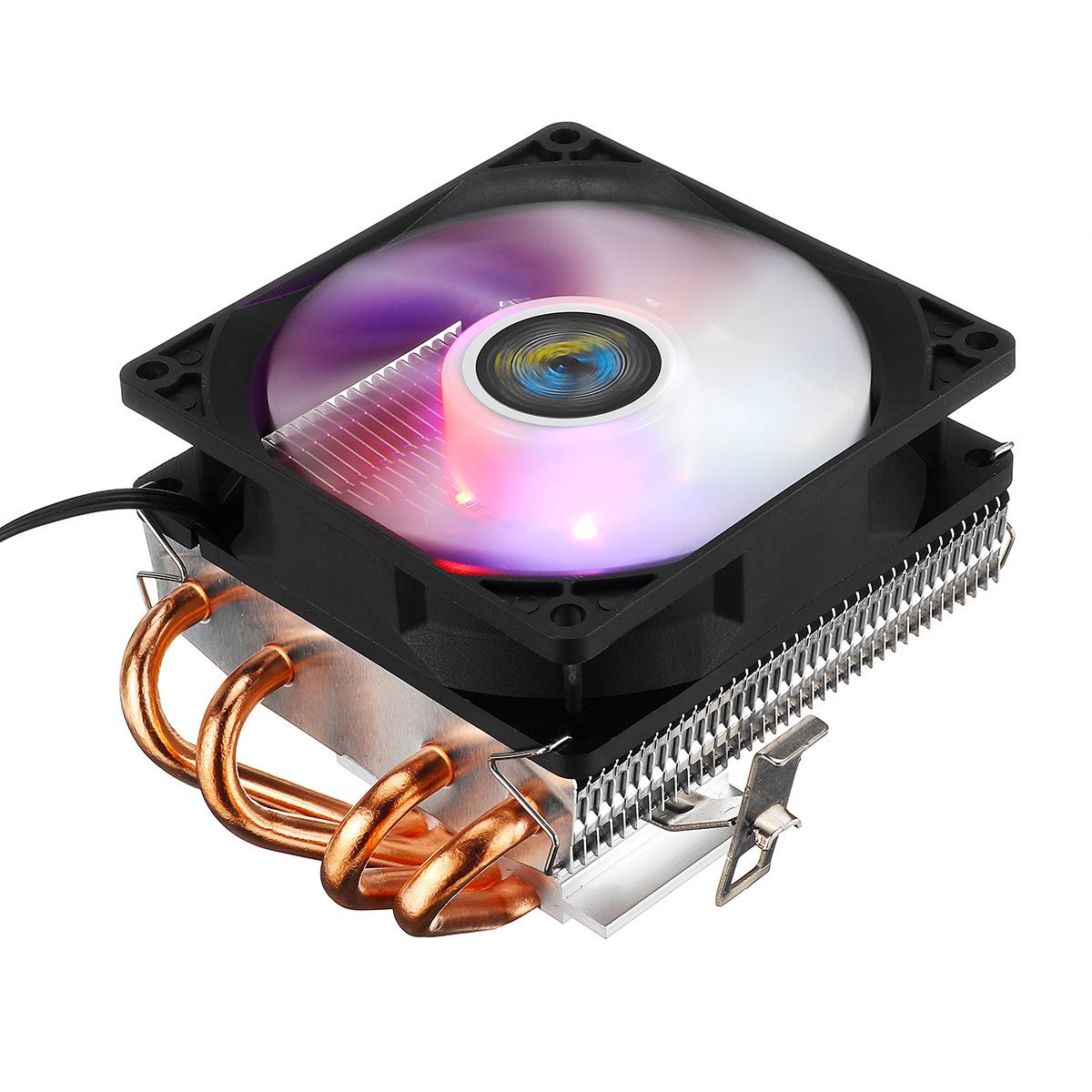 CPU Cooler Fan Heatsink 2/4/6 Copper Heatpipe 3/4Pin RGB Fan Cooler For Intel 775/1150/1151/1155/1156/1366 and AMD All Platforms