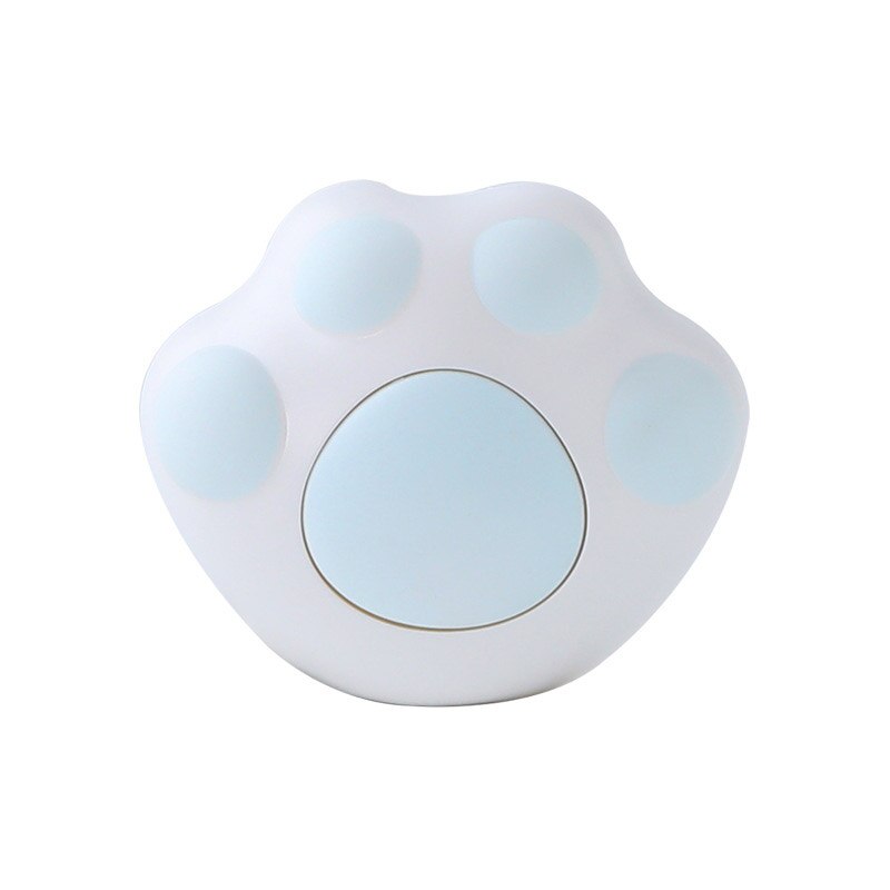 Sac en forme de chat porte-bonheur Kawaii, crochet de porte-clé arrière, crochet mural auto-adhésif décoratif pour rangement de salle de bain: white paw