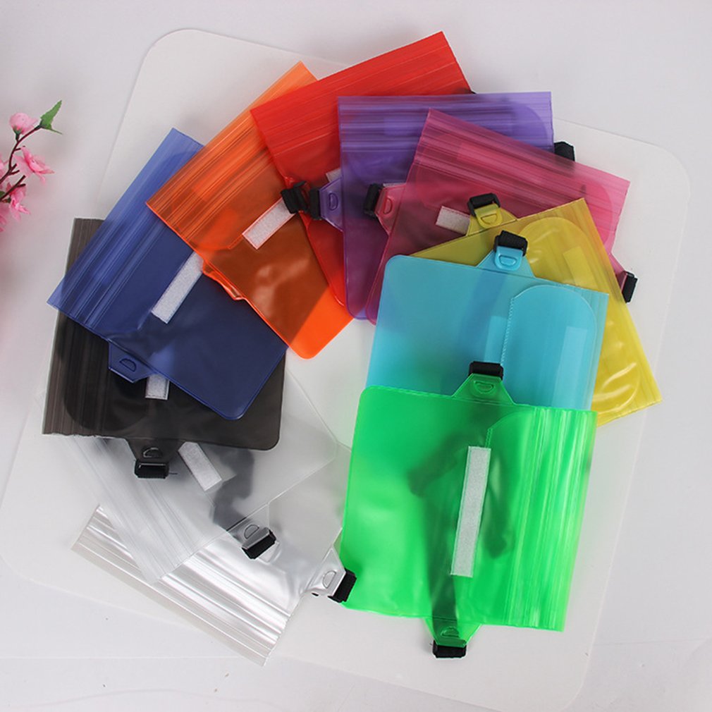 Natation en plein air téléphone portable sac de taille étanche Transparent printemps plage Pvc Collection sac sac étanche