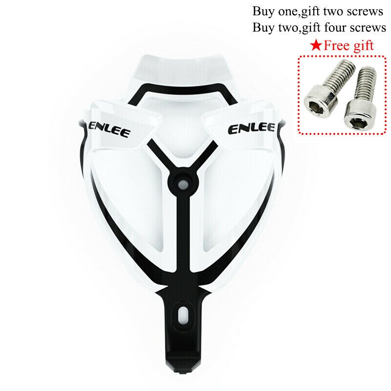 Enlee mtb cykel 650ml vandflaske bpa-fri plastik  pp5 drikkedunk med steaw cykeltilbehør udendørs sport: 1pc - hvide