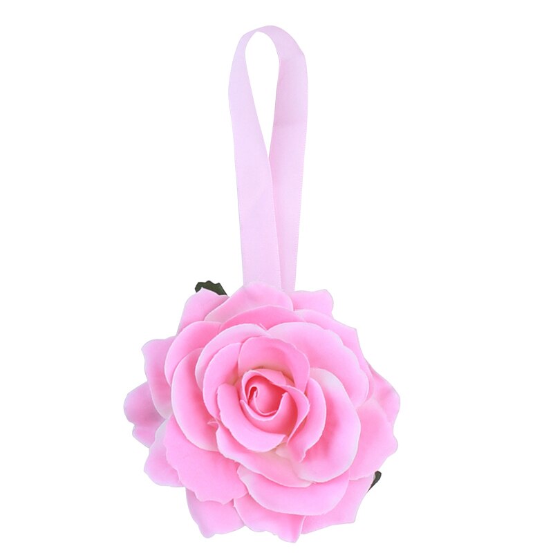 Magnet Vorhang Clips Gebunden Blumen Kreative Pfingstrose Blume Vorhang Schnur Krawatte Wohnkultur Tieback Halfter Vorhang Schnalle: 04