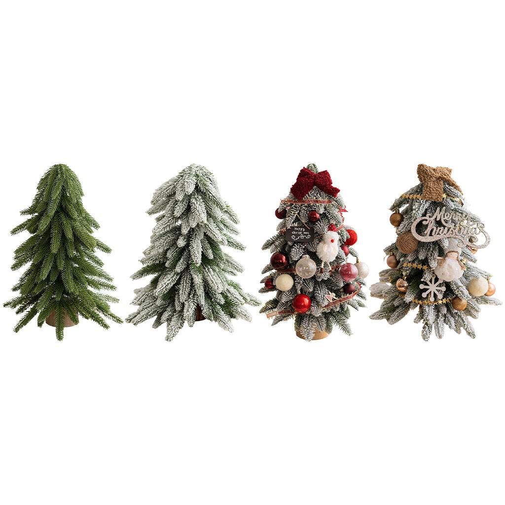 Nordic Style 16" Tall Christmas Tree Desktop Home Fireplace Kitchen Centerpiece Festival Party Landscape Xmas Trees Decors
