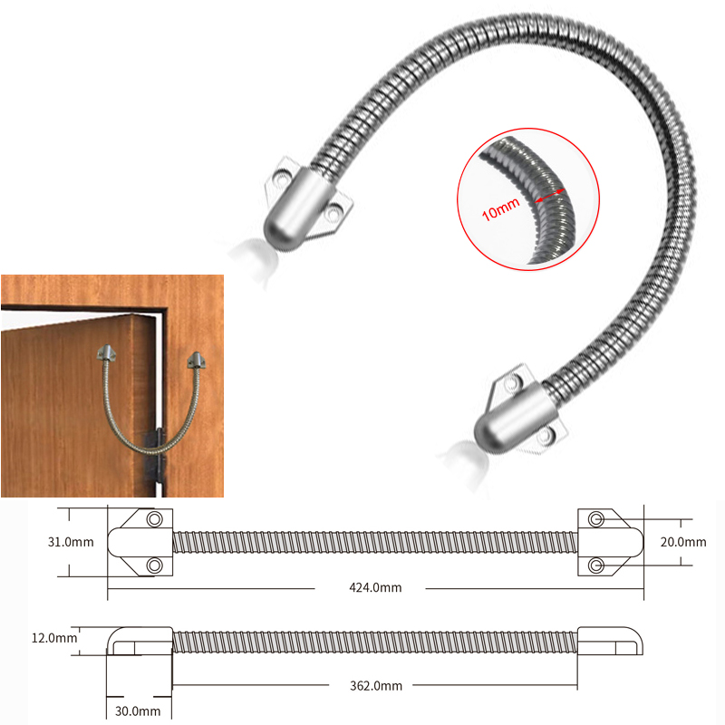 Door Loop Electric Stainless steel Exposed Mounting protection sleeve Access Control Cable Line for Control Lock Door Lock: G221