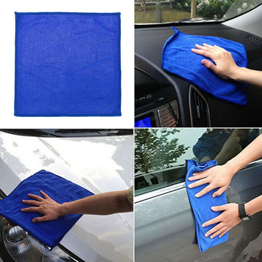 Ancrv 10 stk microfiber ansikt hår ren bil polering rengjøringe strek 20*20cm detaljhandel håndkle loer  v3 s 3