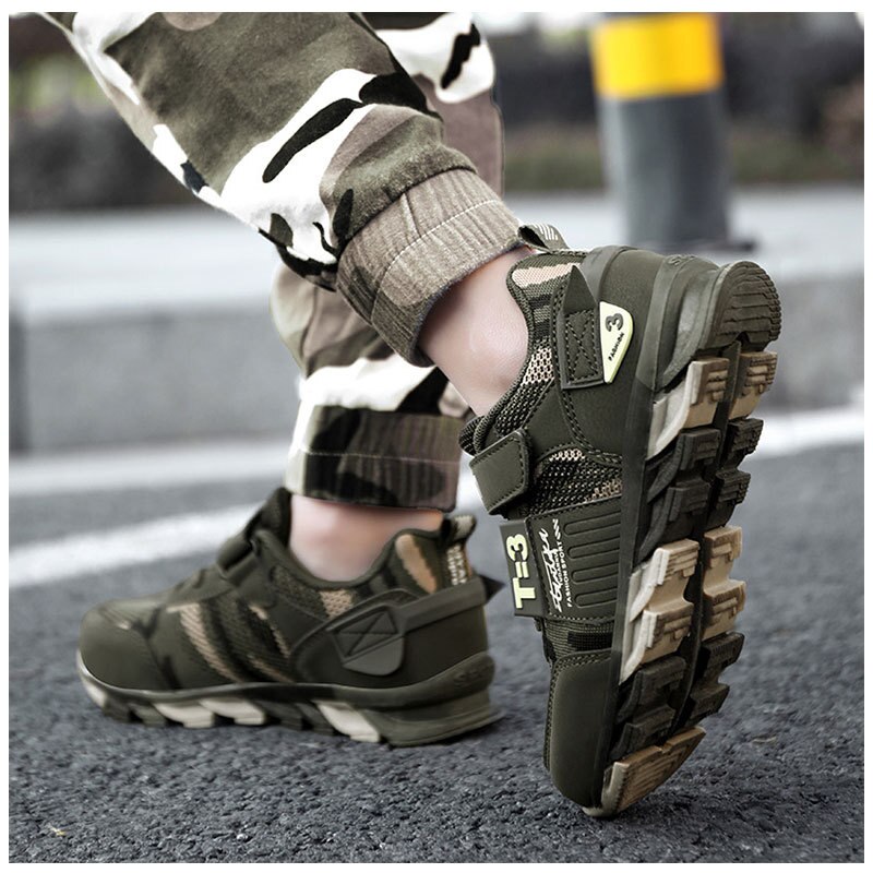 freundlicher Schuhe freundlicher Turnschuhe Frühling Jungen Tarnung Luft Gittergewebe betroffen Laufschuhe Sport Schuhe Baby Kleinkind lässig Leichte Turnschuhe