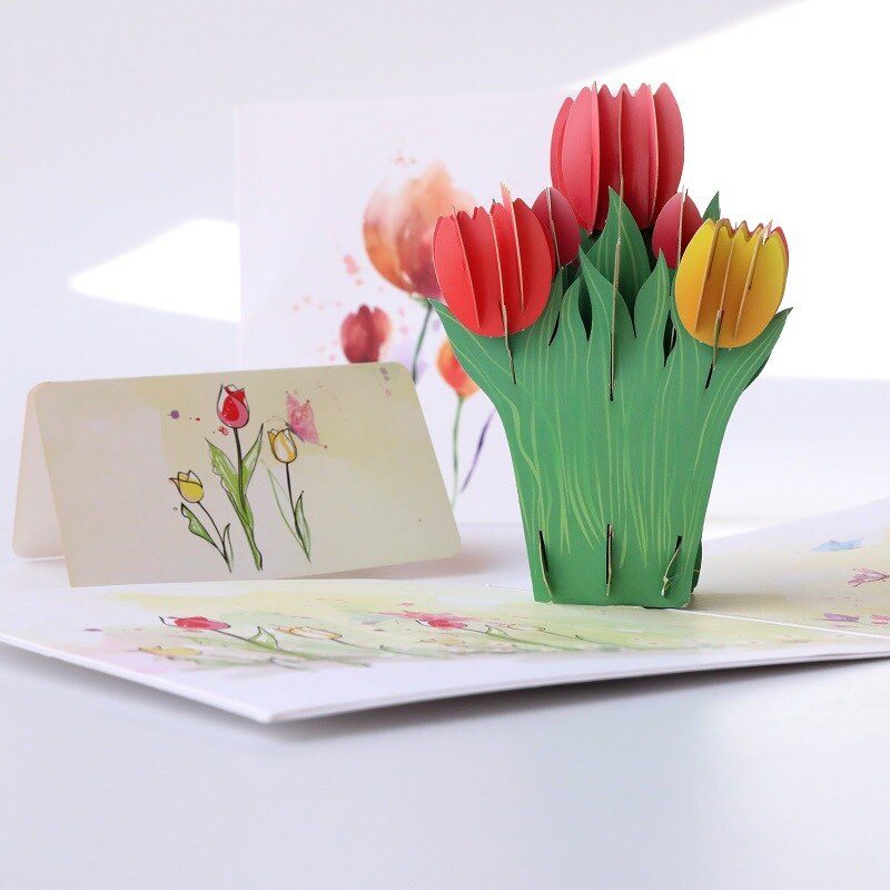 3D Pop hoch Grußkarten murmeln der Schild Handgemachte Postkarten Gruß Karte mit Umschlag: G