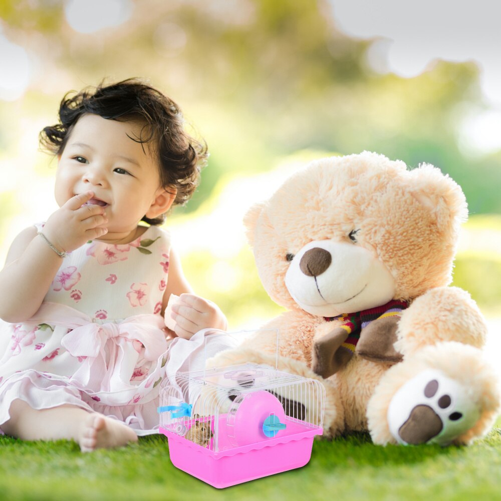 Casa portátil para mascotas, jaula para villa, jaula para hámster, nido para mascotas, ardilla Chinchilla, 1 ud.