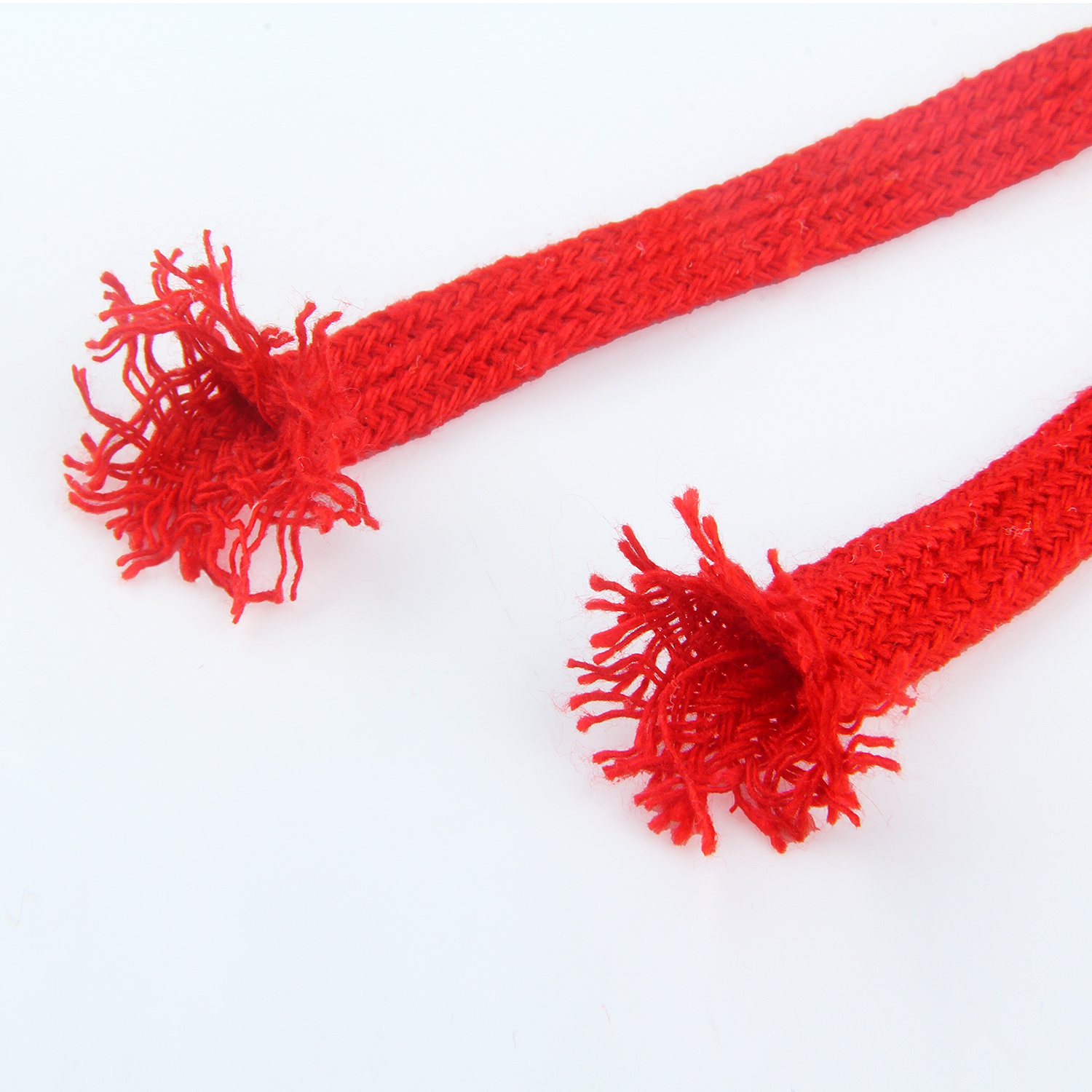 Cuerda de algodón de 10mm, cordón trenzado plano, tejido Multicolor para bolso, artesanía hecha a mano, costura textil para el hogar, 5 yardas