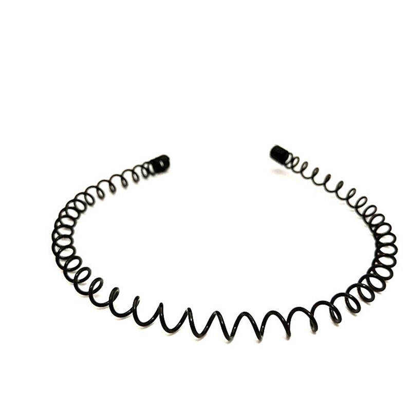 Mannen Vrouwen Modieuze Black Metal Zwaaide Stijl Alice Sport Haarband Hoofdband