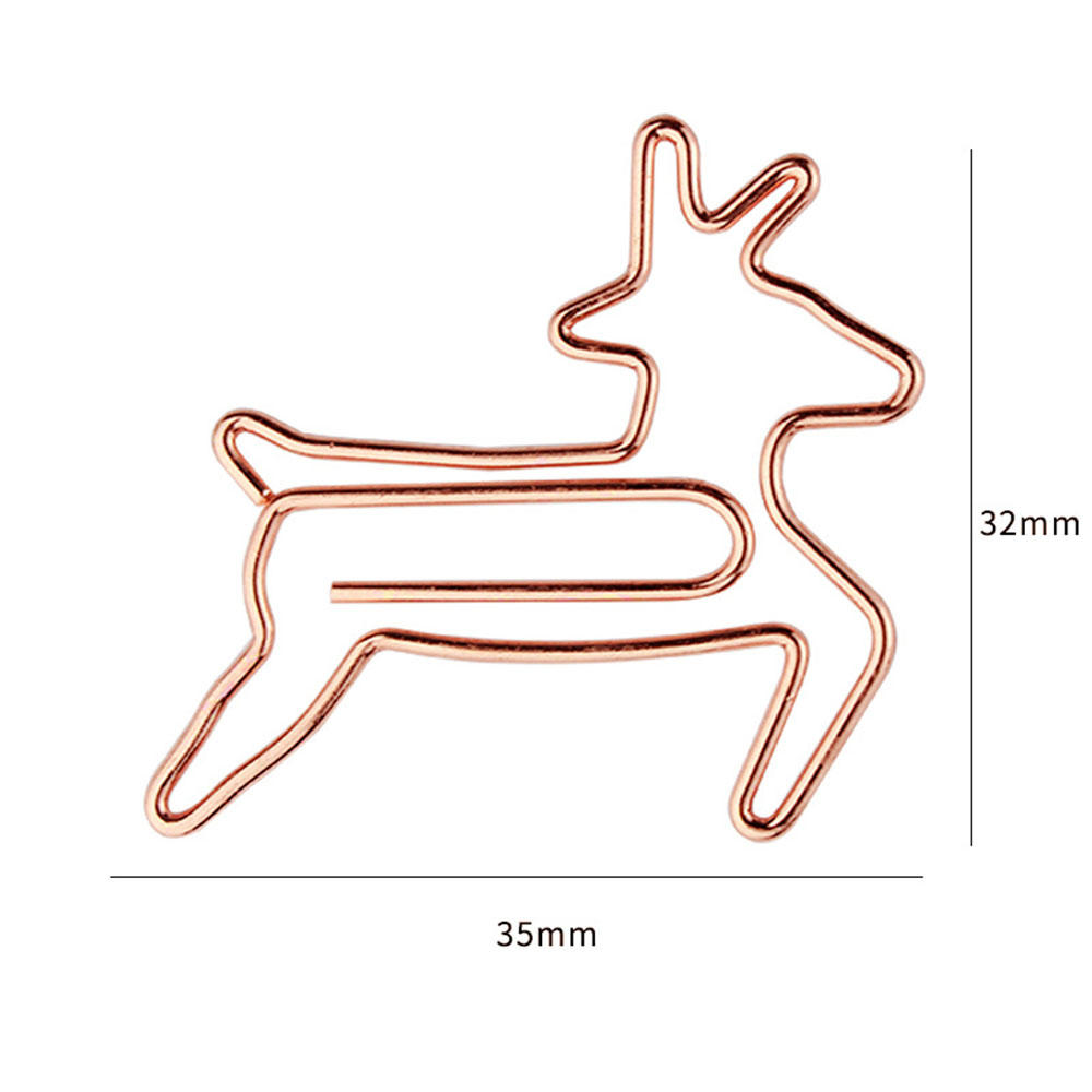 Tulip Shaped 12pcs Paper Clips Bookmark Clips, Purple Tulipa Paperclips Planner Clips for Office School Supplies Decoration