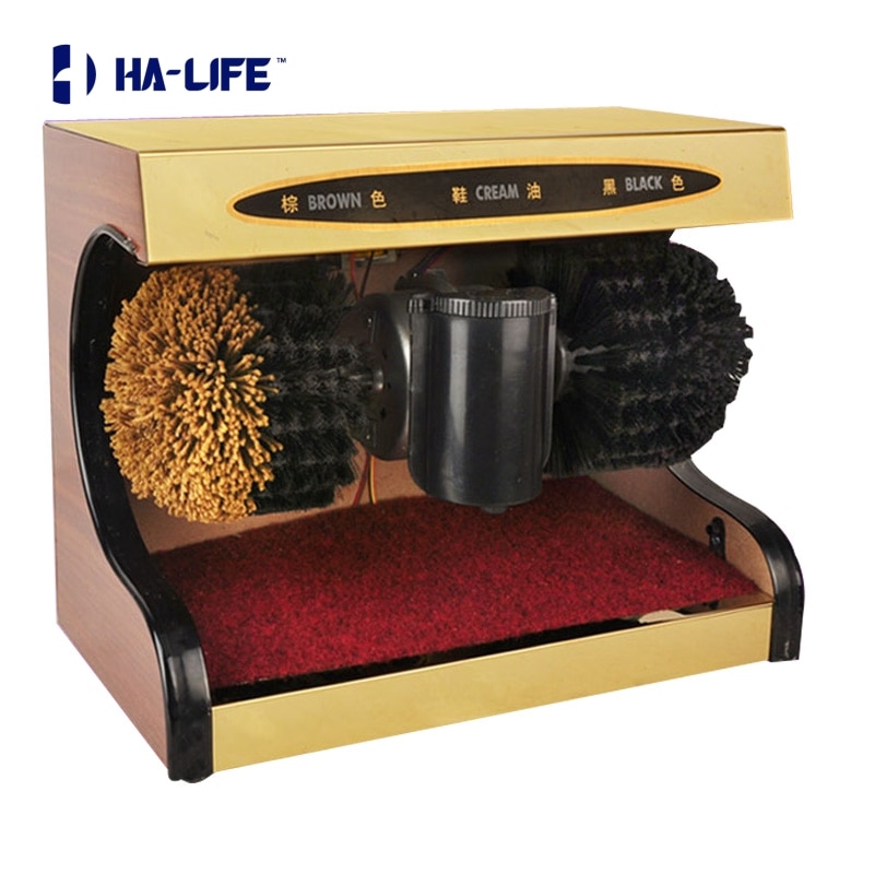 HA-Life Home Shoe Polisher Shoe Polishing Machine Automatic Horizontal Induction Shoe Cleaning Machine