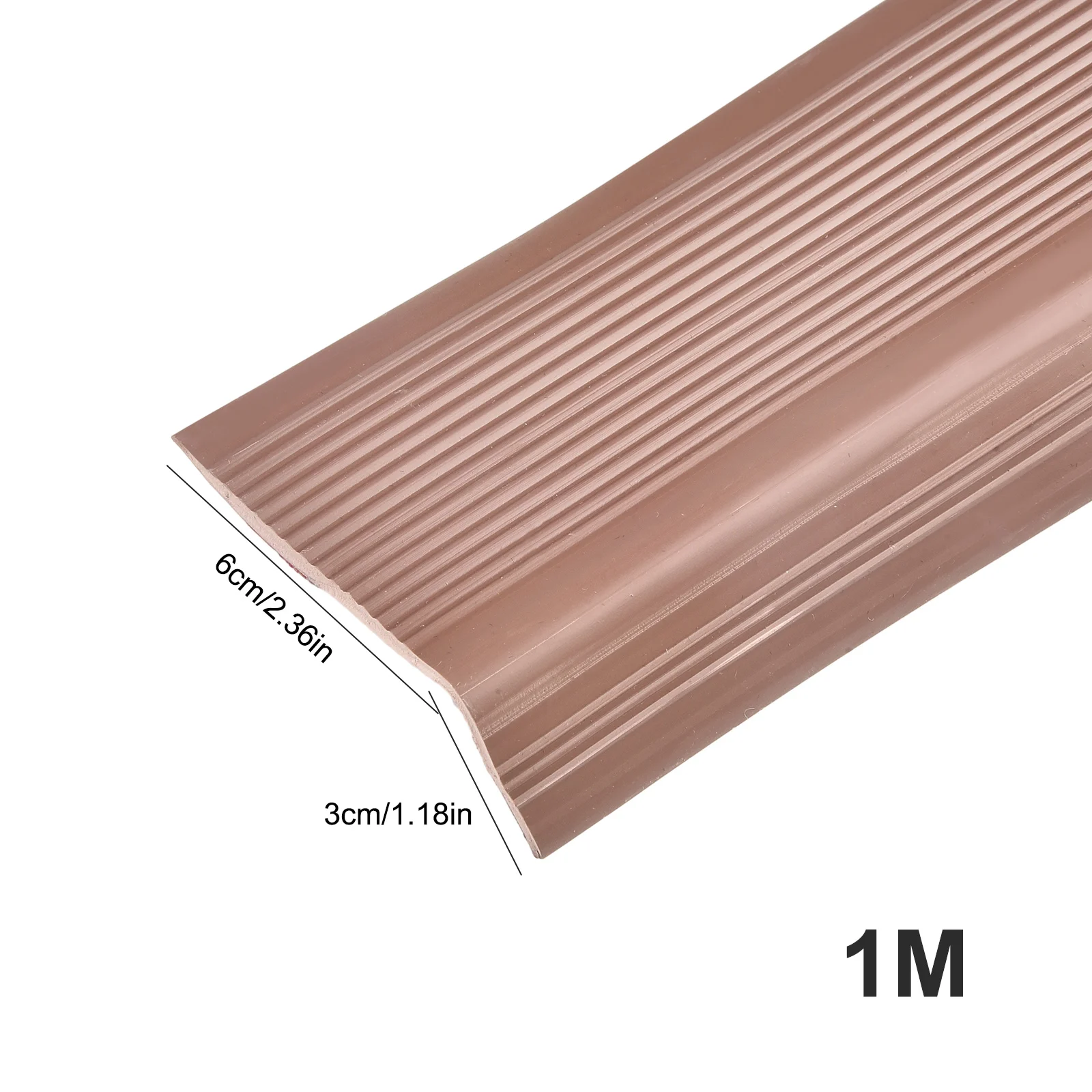 Protezione per bordi antiscivolo per scale impermeabile protezione per angoli per scale Anti-collisione adatta per rampa per scale bordo per Skateboard