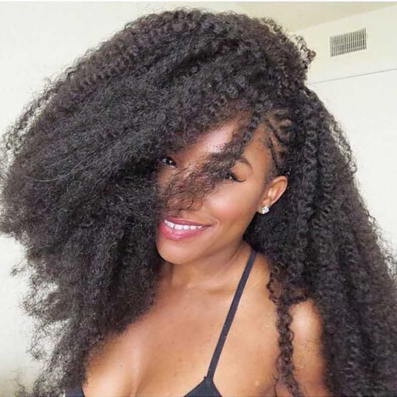 Youngther Afro Kinky Marley Crochet Braids Hair 18Inch Synthetic Braiding Hair Crochet Braids Hair Extensions for Women