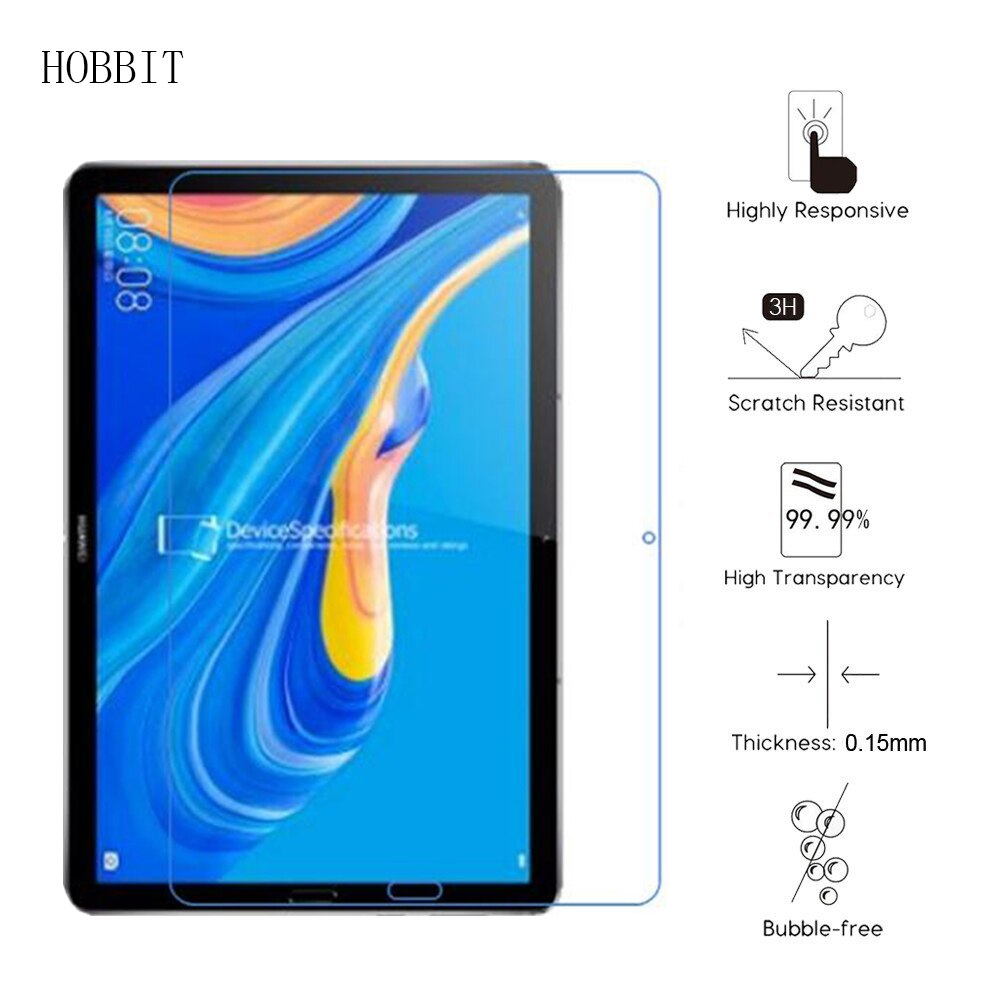 3 sztuk 0.15mm wyczyść folia ochronna dla HUAWEI MediaPad M6 10.8 cal tablet ekran ochraniacz anty-zaszokować zwierzę domowe film MatePad M6