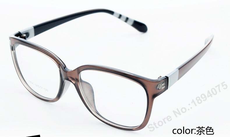Prescription eyeglasses frames men eye glasses women computer eyewear nerd eye wear optical vintage pc spectacl brightful M5856: brown