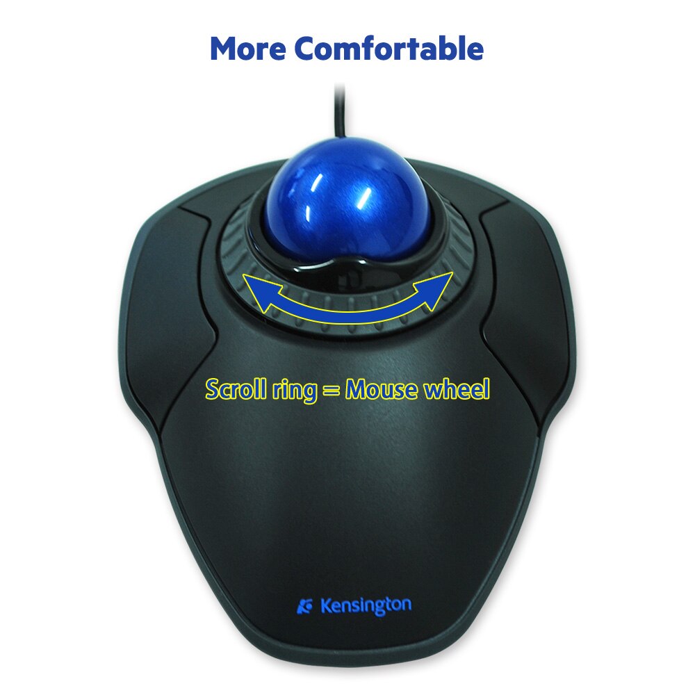 Souris Trackball optique USB avec anneau de défilement, accessoire pour PC ou ordinateur portable, pour AutoCAD avec emballage K72337