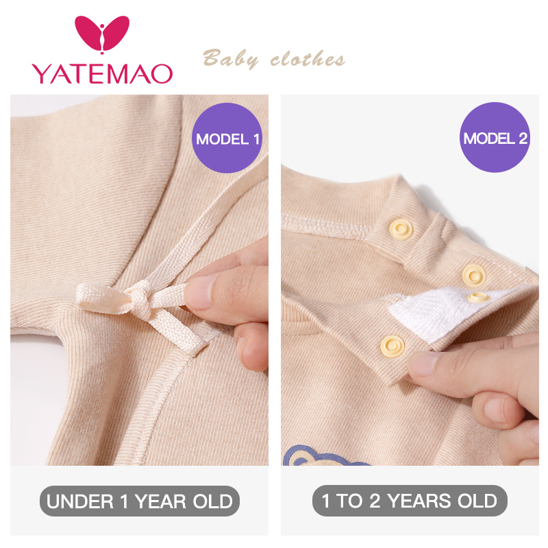 YATEMAO 2PCS/set Spring Fall Baby Clothes Newborn baby Clothing for Girls boys 0-12M
