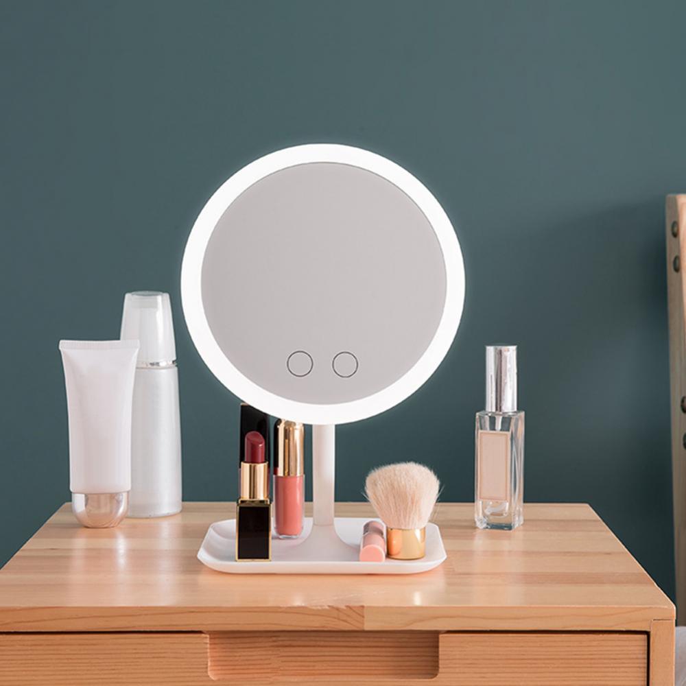 Rechargeable USB Adjustable LED Fill Light Makeup Mirror Dressing Table Lamp