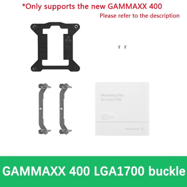 Deepcool lga 1700 12th generation cpu monteringsbeslag kit neptwin assassin castle gammaxx vandkøling gammaxx 400 køler: Gammaxx 400