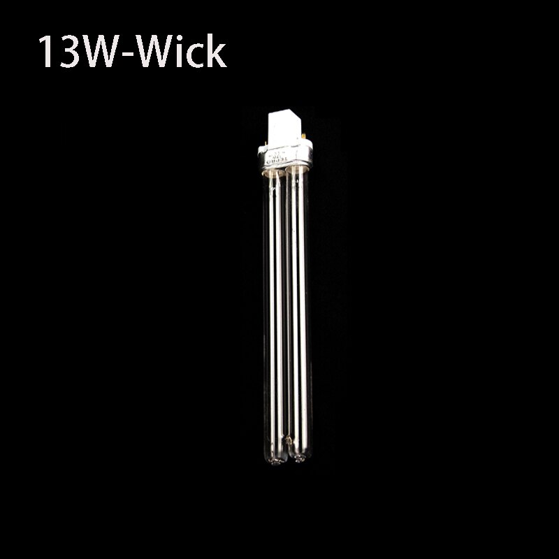 Lampă sterilizator uv pentru acvariu, acvariu de pește, filtru de ultraviolete, clarificator, curățător de apă pentru iaz de acvariu 220 ~ 240v 5w ~ 36w: 13w- fitil