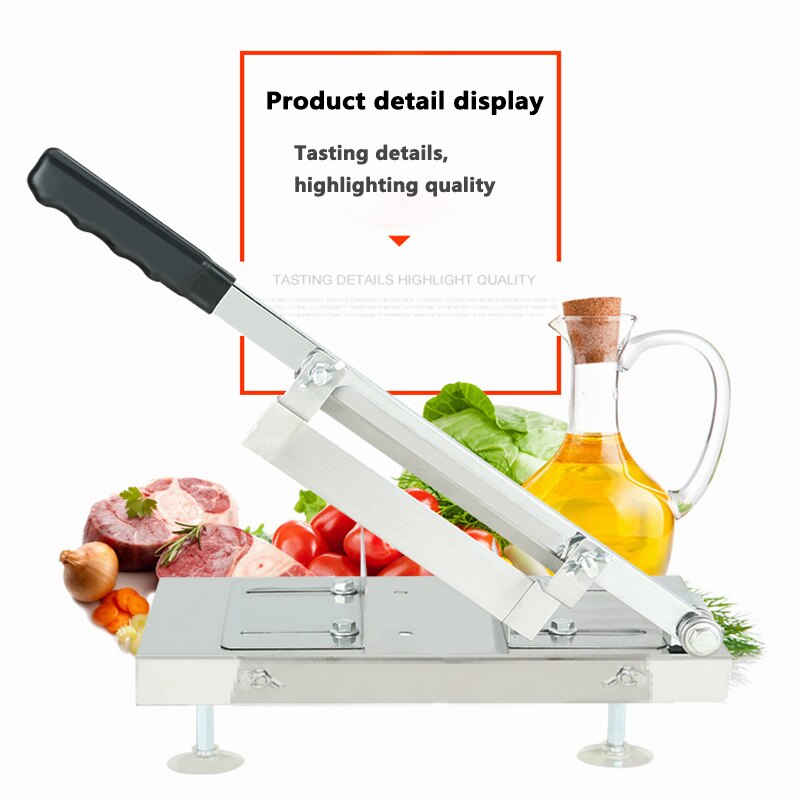 Stainless steel meat cutter Manual meat slicer for cut gelatin /beef/mutton/rice cake/vegetables/ham slicing maker