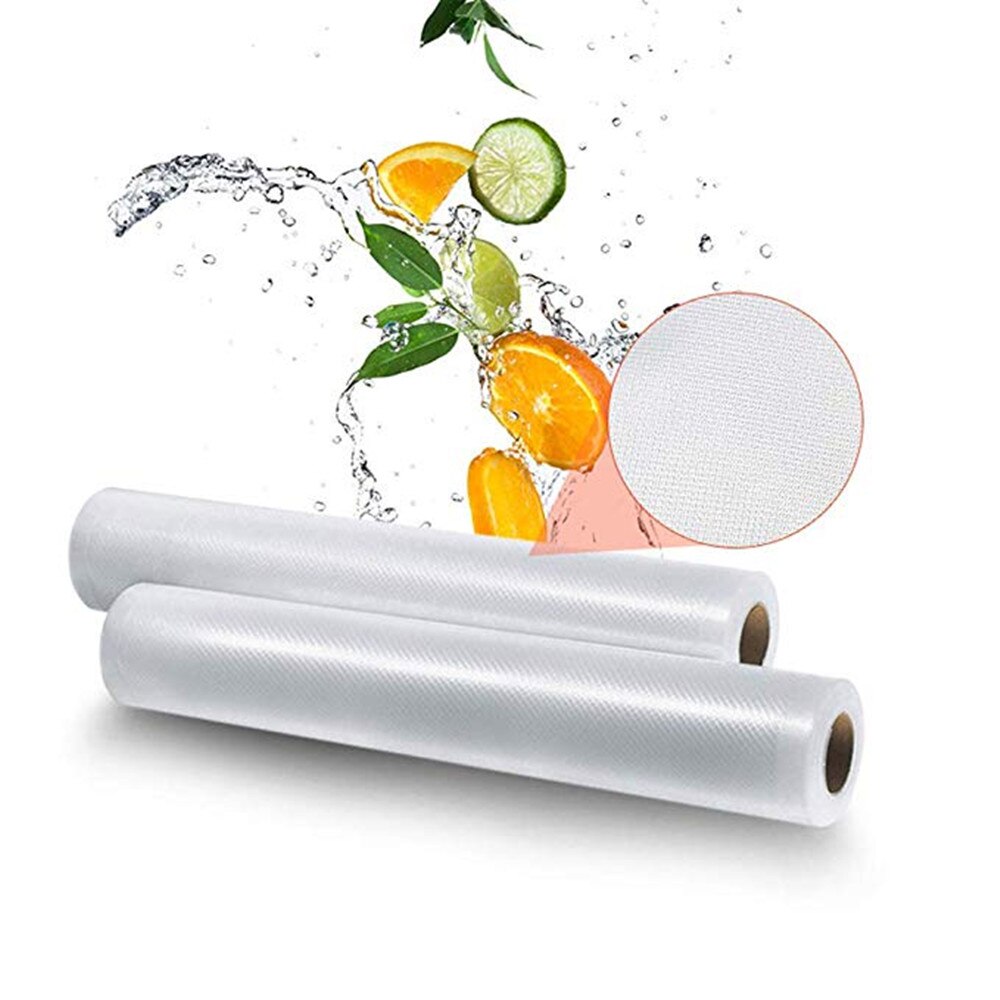 Vakuumförslutningsmaskin automatisk försegling påsar rullar pack  of 2 matsparare förvaringsförsegling en måltid sous vide matlagning torr fuktig lägen