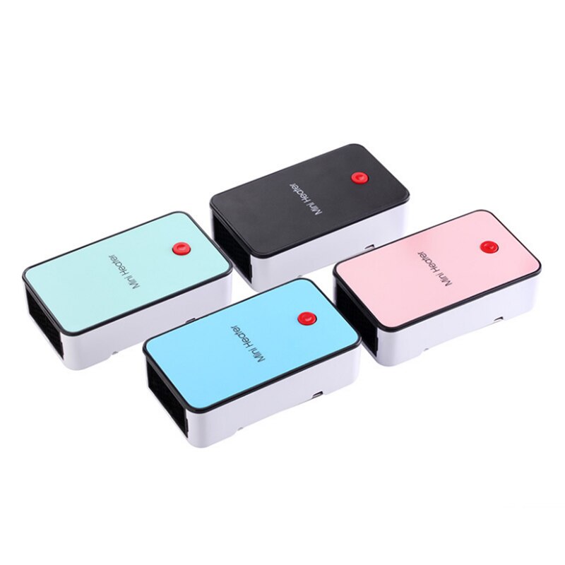 Mini Warme Lucht Elektrische Kachel Draagbare Desktop Warm Fan Fire-bescherming Materialen Handheld Elektrische Verwarming Apparaat Office Home
